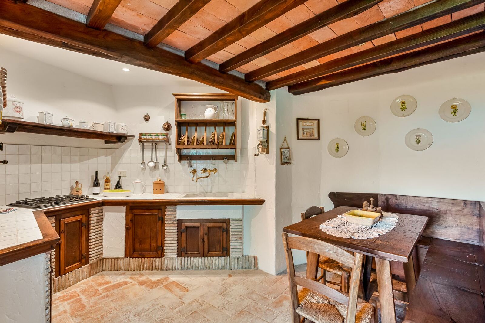 La cucina rustica della dependance